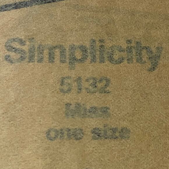 Simplicity 5132 Pattern Vest Miss OS Uncut Quilted Mature Patchwork Boho - Picture 6 of 7